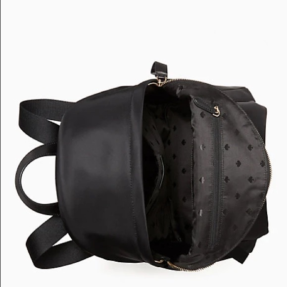 ‼️SOLD‼️ Kate Spade Medium Backpack in Black ✨♠️ - Picture 12 of 13